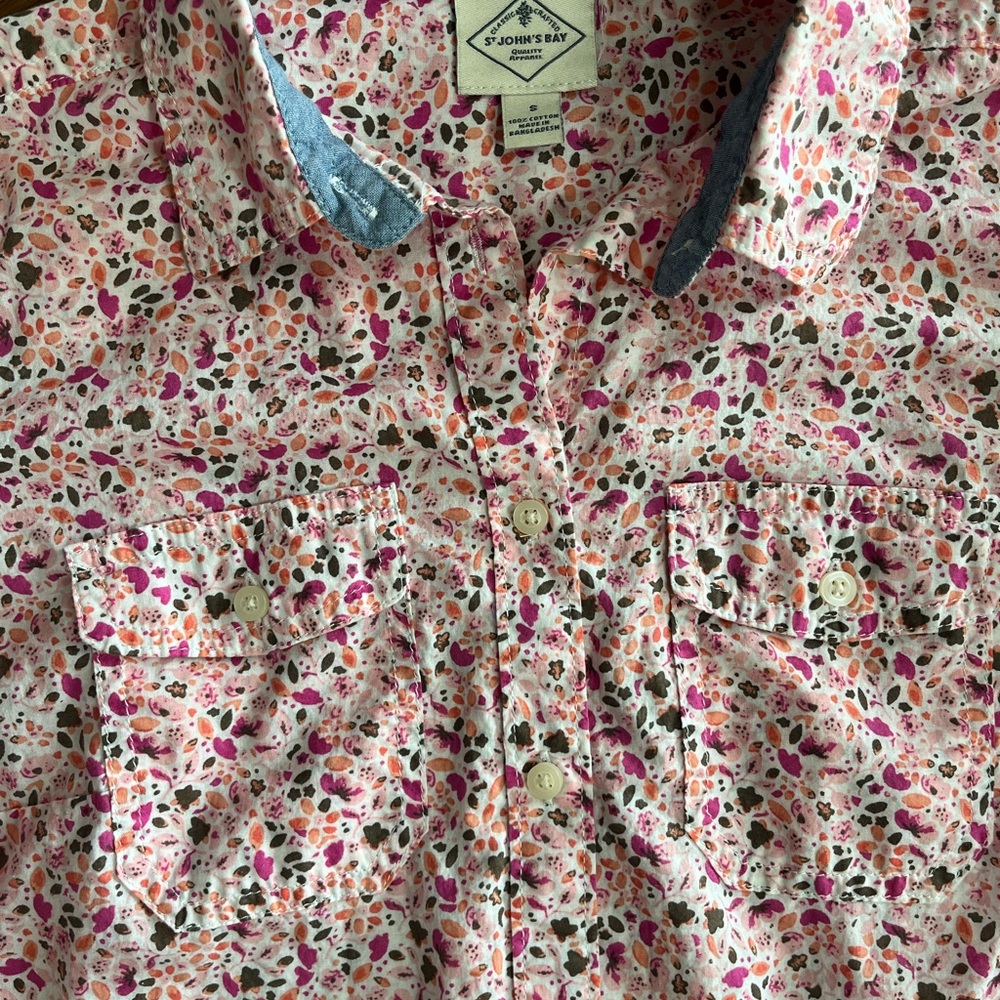 St John’s Bay floral shirt